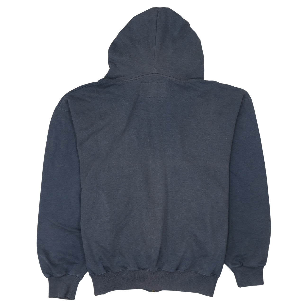 Champion Women's Navy Full Zip Hoodie Medium Cotton Blend