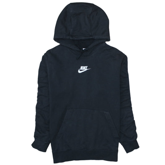 Nike Men's Black Pullover Hoodie S Regular Fit Fleece Sportswear
