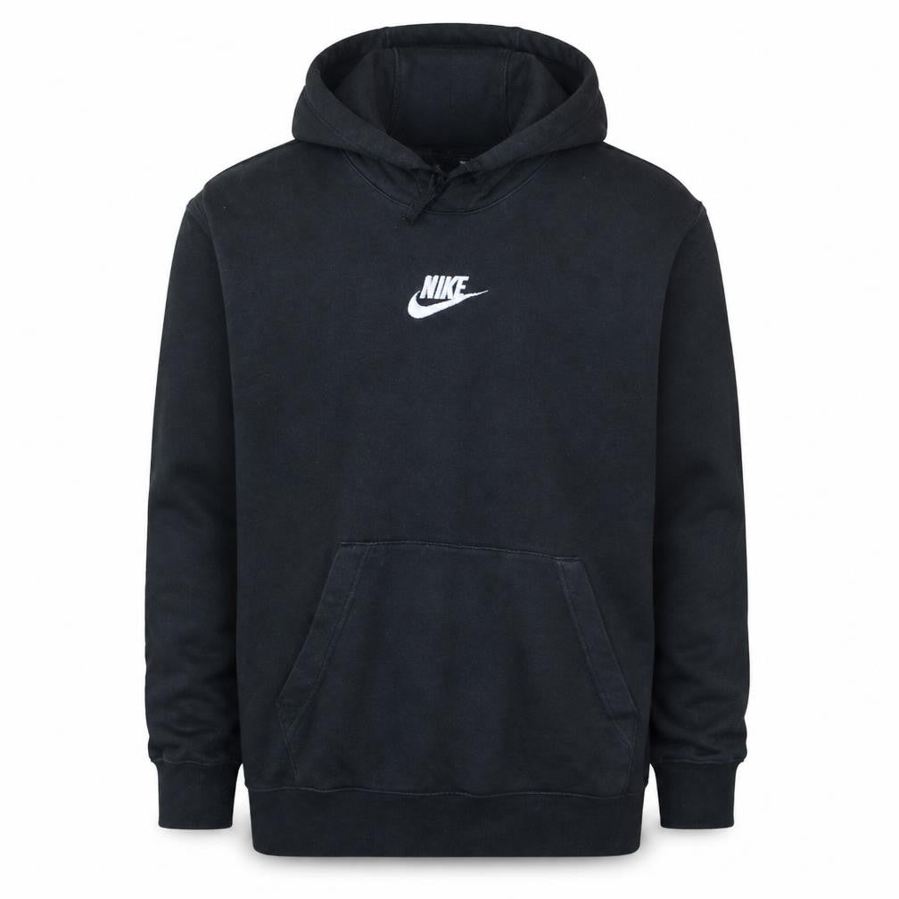 Nike Men's Black Pullover Hoodie S Regular Fit Fleece Sportswear