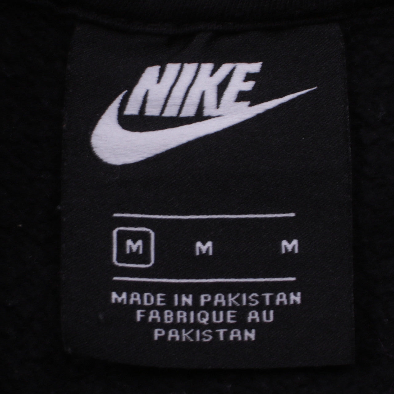 Nike Men’s Black Pullover Sweatshirt M Just Do It Graphic Print