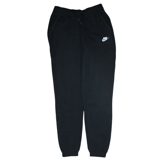 Nike Mens Black Jogger Trousers Size S Regular Fit Fleece Sweatpants