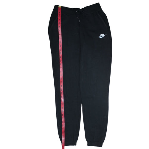 Nike Mens Black Jogger Trousers Size S Regular Fit Fleece Sweatpants
