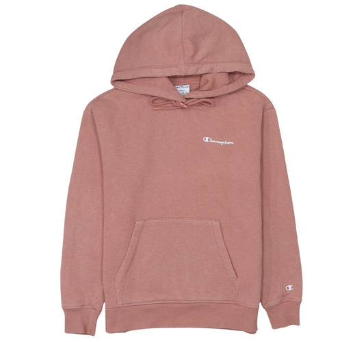 Champion Women’s Pink Pullover Hoodie Small Cotton Blend