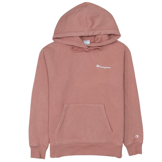 Champion Women’s Pink Pullover Hoodie Small Cotton Blend