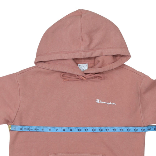 Champion Women’s Pink Pullover Hoodie Small Cotton Blend