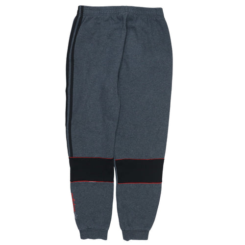 adidas Boys Grey Jogger Trousers 15-16 Years Fleece Activewear Pants