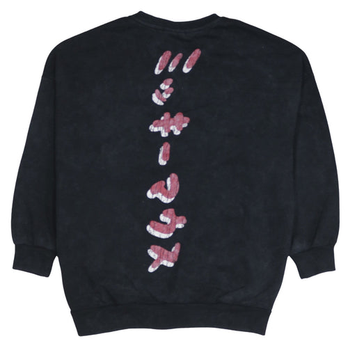 Disney C&A Women Black L Pullover Sweatshirt Mickey Mouse Print