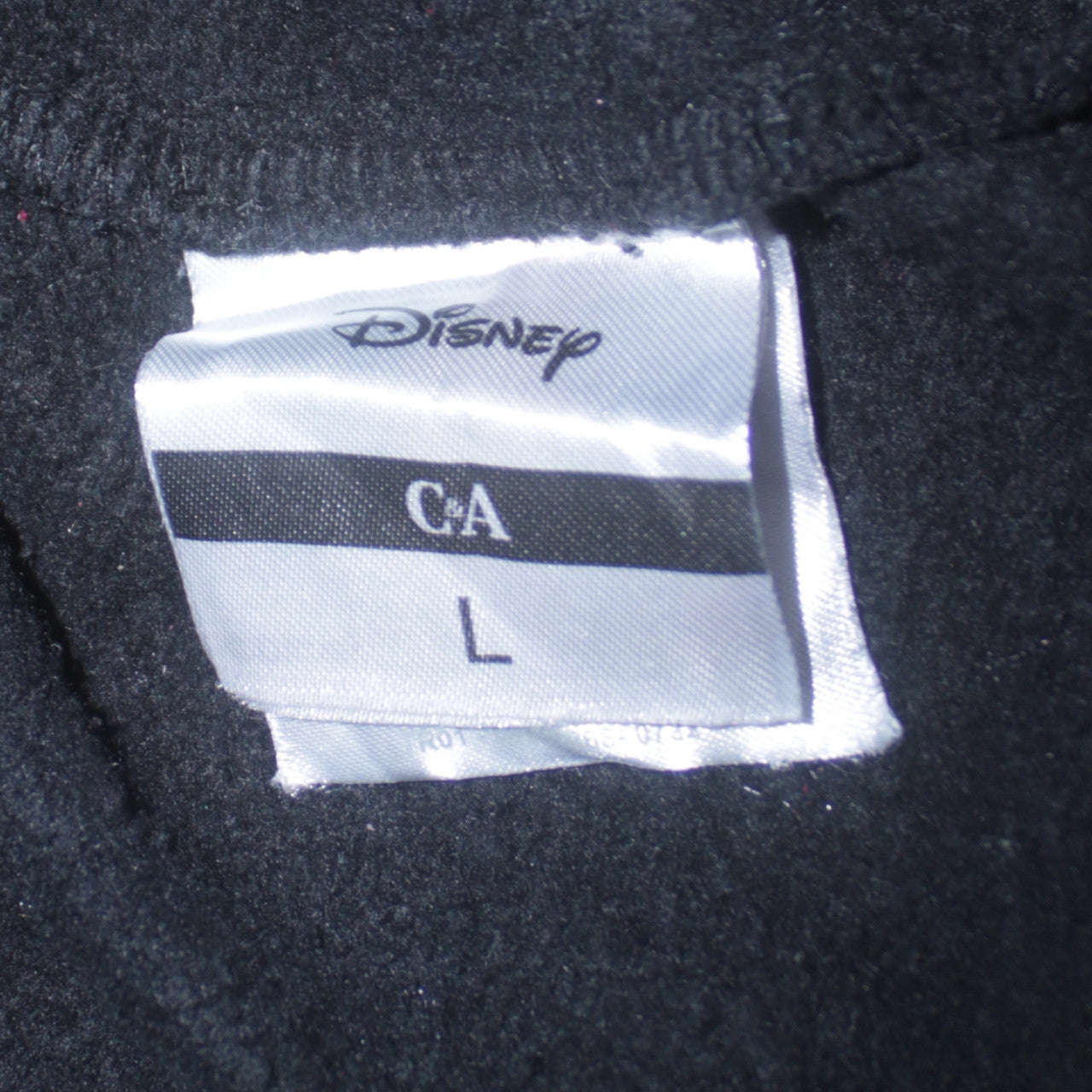 Disney C&A Women Black L Pullover Sweatshirt Mickey Mouse Print