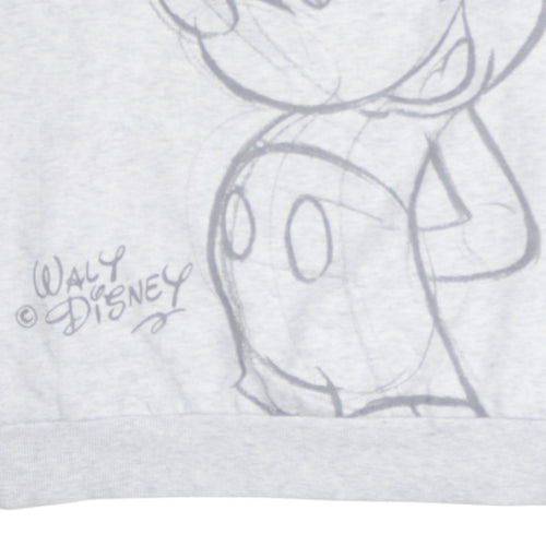 Disney x Primark Women’s Grey Mickey Mouse Sweatshirt Size S 10/12