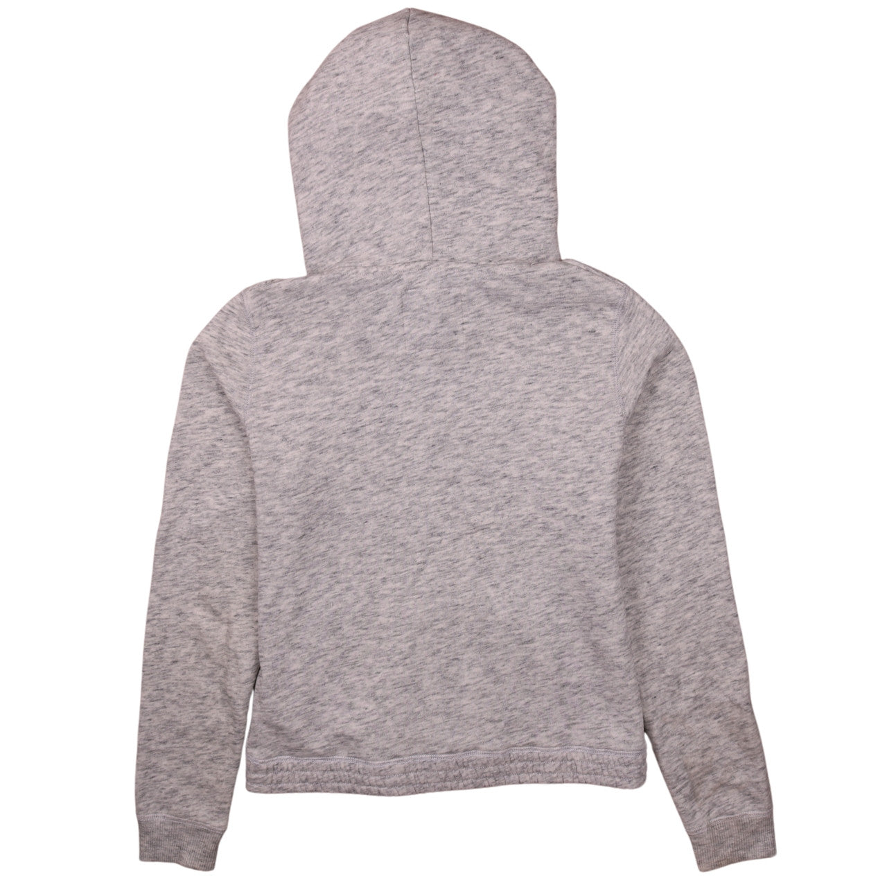 Hollister Women Grey Pullover Hoodie Small Logo Hooded Sweatshirt
