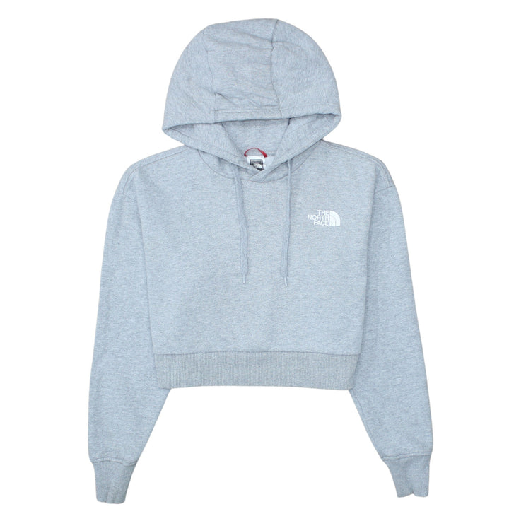 The North Face Womens Grey Small Cropped Pullover Hoodie