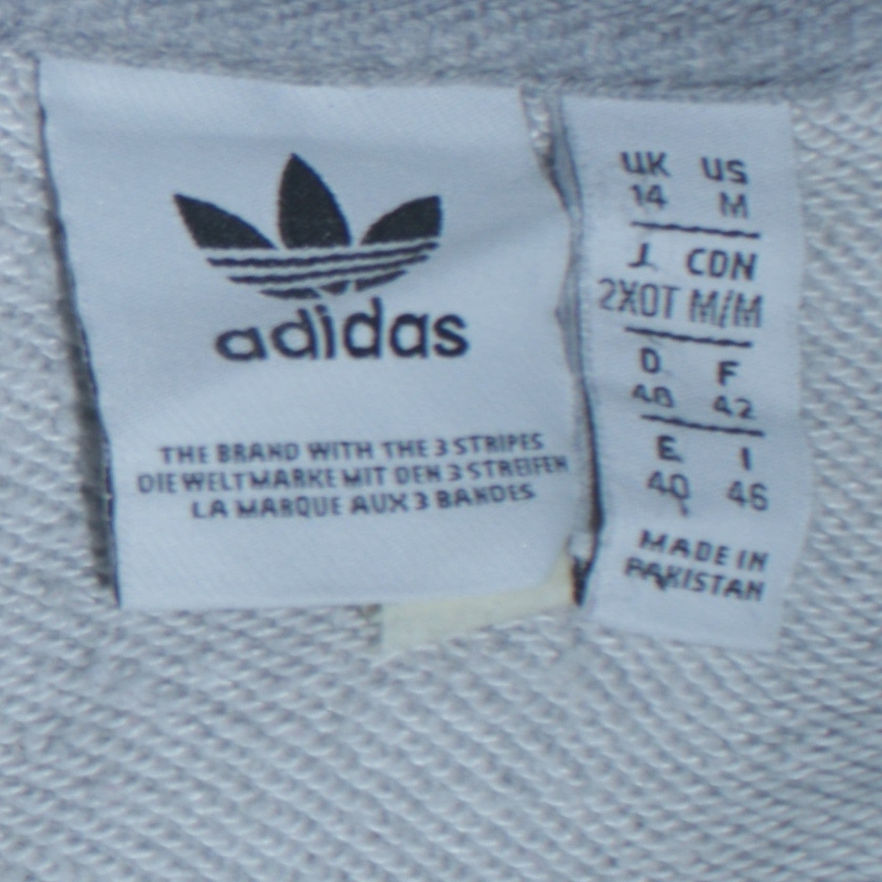 Adidas Women’s Grey Beige 1/4 Zip Hooded Sweatshirt Size 14