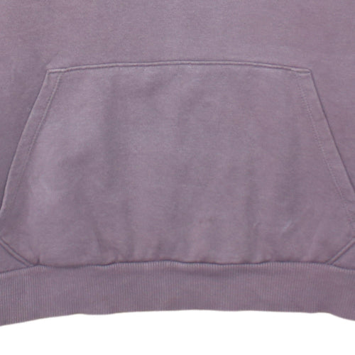 Puma Women Mauve Pullover Hoodie L Cotton Blend Casual Wear