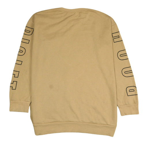 Disney Women Beige Winnie the Pooh Pullover Sweatshirt M