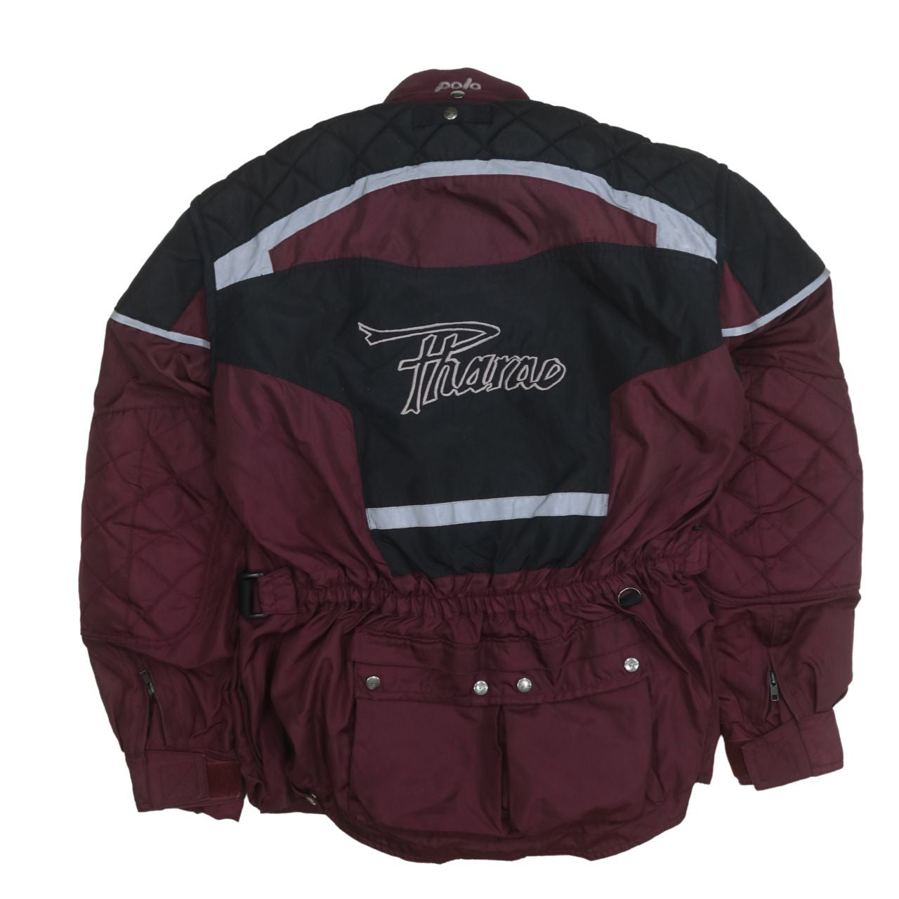 Pharao Men's Red Motorcycle Jacket XL Waterproof Windproof Belted