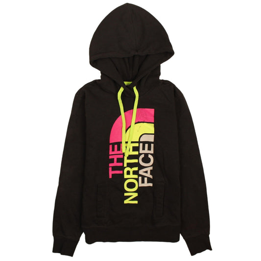 The North Face Womens Black Pullover Hoodie XS Graphic Logo