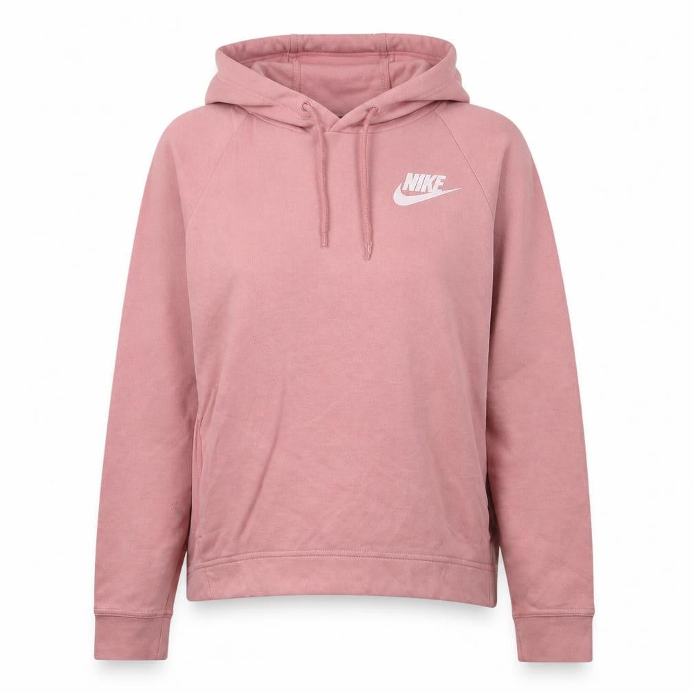Nike Womens Pink Pullover Hoodie XS Casual Hooded Sweatshirt