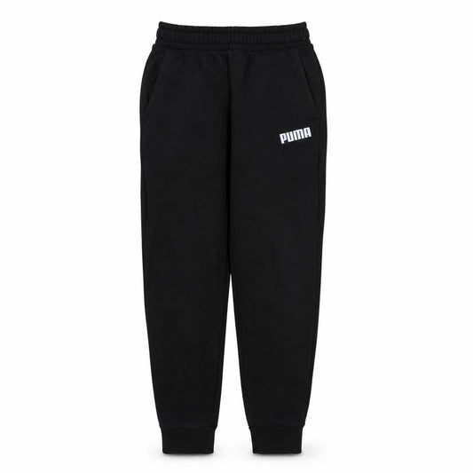 Front view of Puma Men's Black Jogger Sweatpants, size S, Activewear Trousers