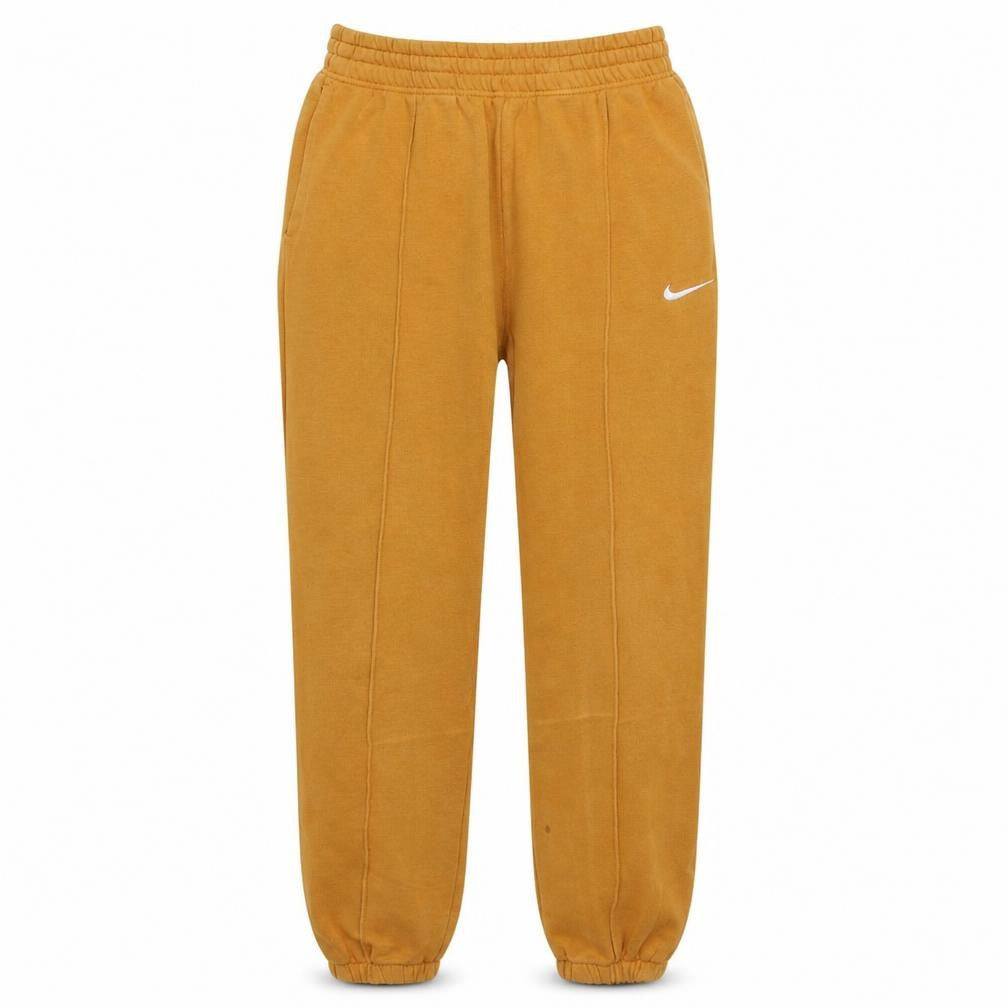 Front view of Nike Men's Brown Fleece Jogger Sweatpants, size S, Regular Fit