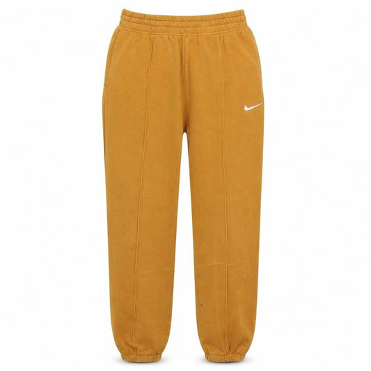 Front view of Nike Men's Brown Fleece Jogger Sweatpants, size S, Regular Fit