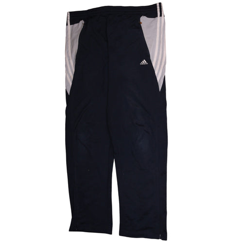 Adidas Men's Black Track Pants M Elastic Waist Zip Pockets