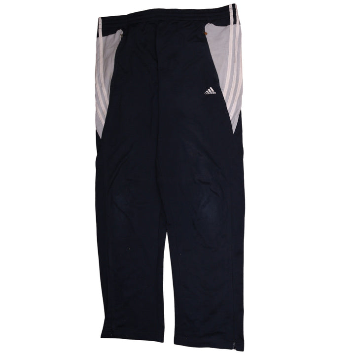 Adidas Men's Black Track Pants M Elastic Waist Zip Pockets