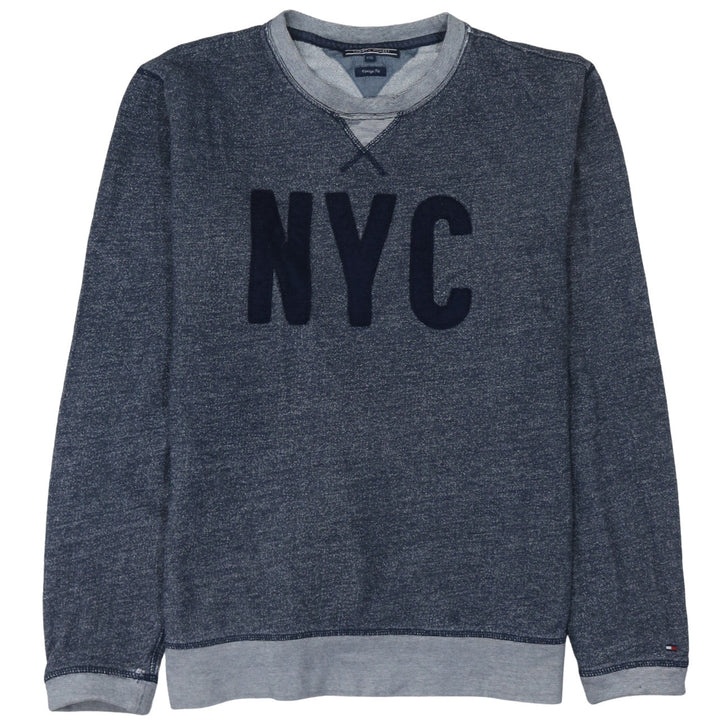 Tommy Hilfiger Men's Blue NYC Crew Neck Sweatshirt 2XL Classic Fit
