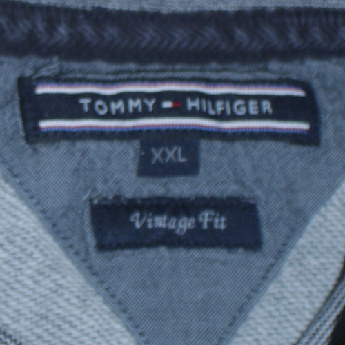 Tommy Hilfiger Men's Blue NYC Crew Neck Sweatshirt 2XL Classic Fit