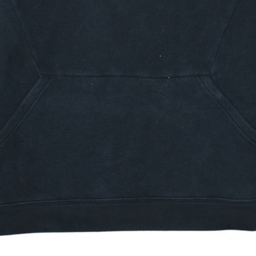 Nike Boys Black XL Fleece Pullover Sweatshirt with Logo Print