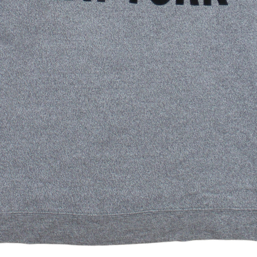 Tommy Hilfiger Men's Grey L Crew Neck Logo Pullover Sweatshirt