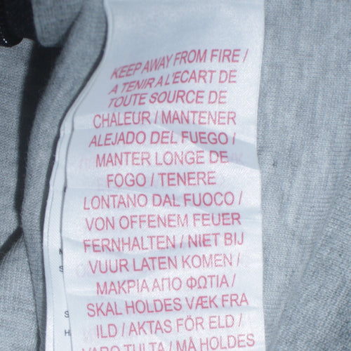 Nike Boys Grey Full Zip Hoodie Size L 147-158cm Fleece Sweatshirt