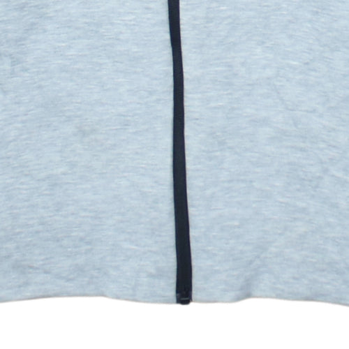 Nike Boys Grey Full Zip Hoodie Size L 147-158cm Fleece Sweatshirt