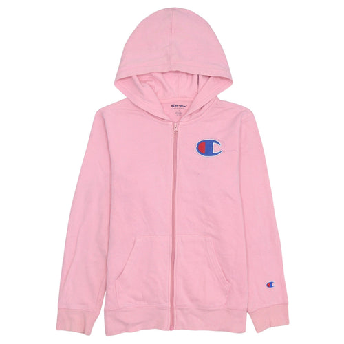 Champion Women Pink Full Zip Hoodie Large Authentic Athleticwear