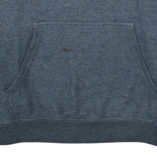 Champion Men's Grey Pullover Hoodie Size L Graphic Logo Sportswear