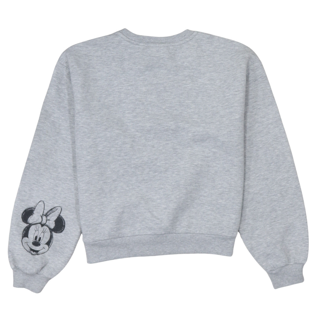 Disney Women Grey Sweatshirt Small Mickey & Friends Crew Neck Pullover