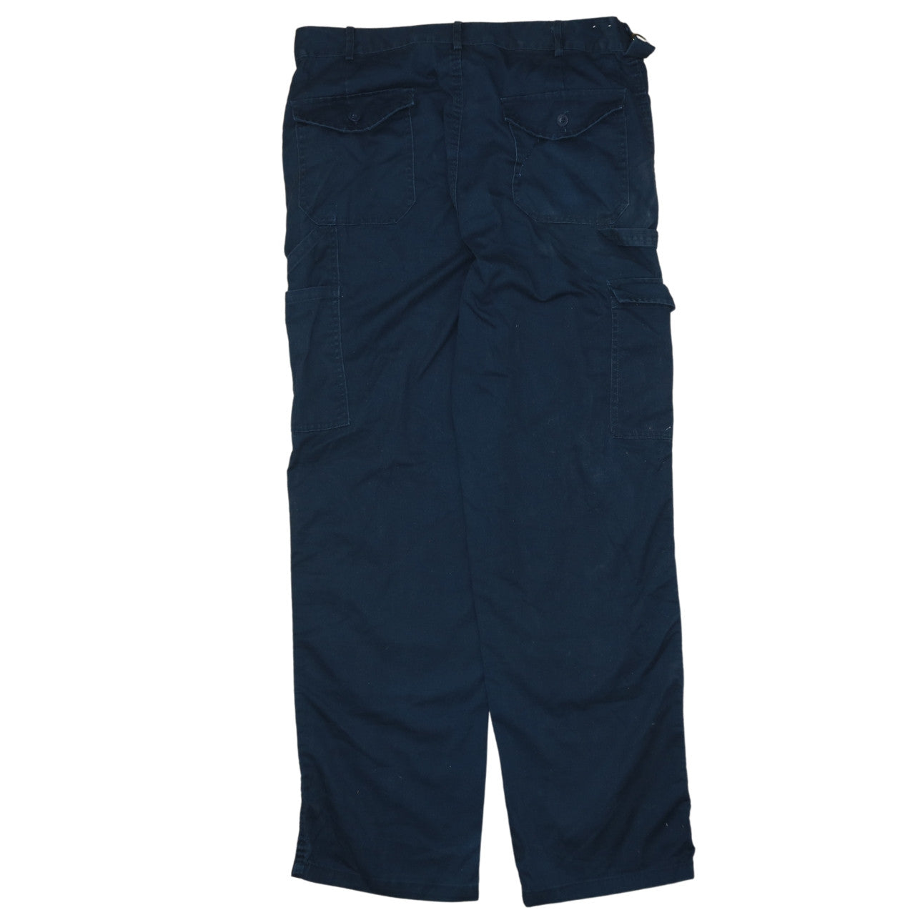 Dickies Men’s Blue Cargo Work Trousers 34R Cotton Regular Fit