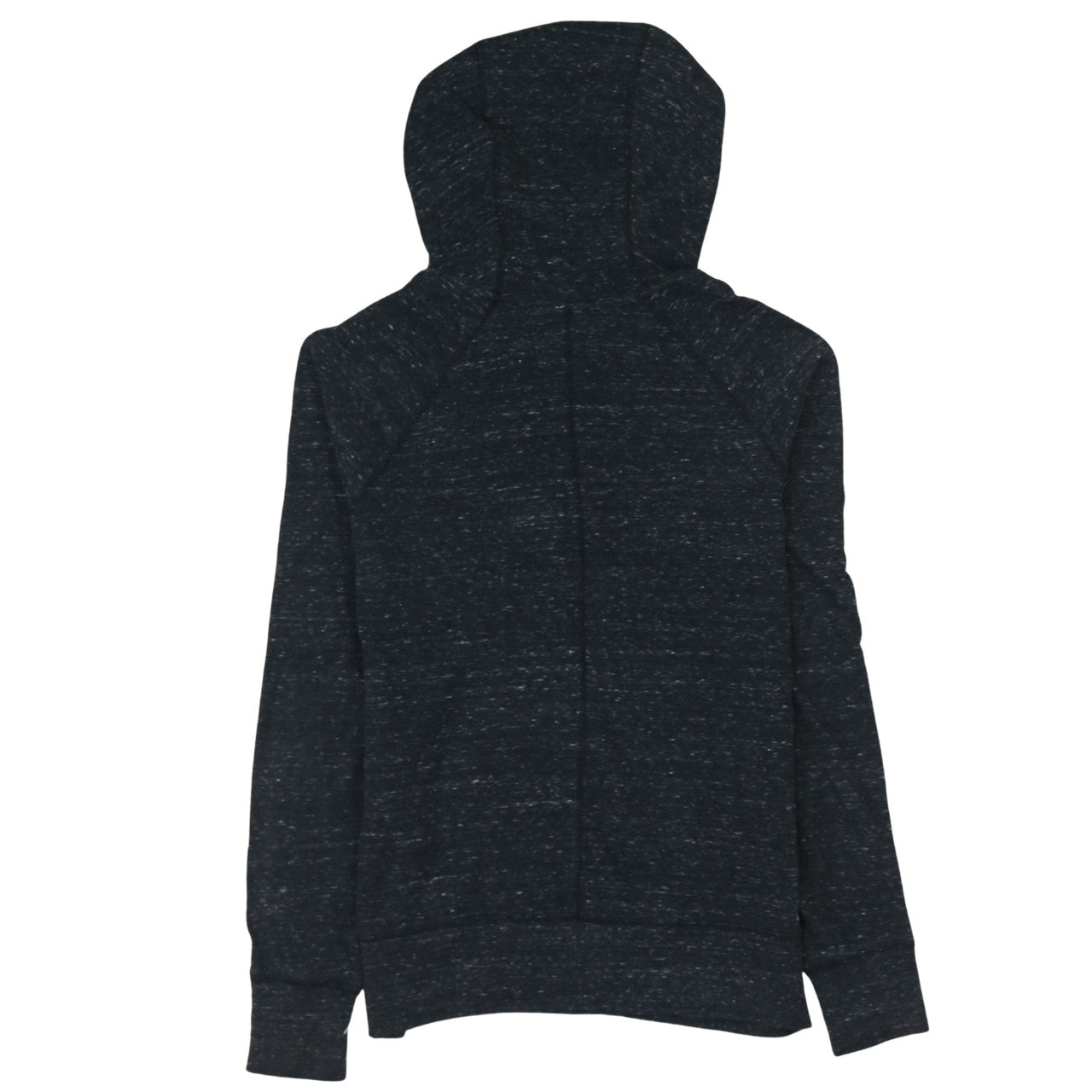Nike Women's Black Full Zip Hoodie Small Cotton Blend Just Do It