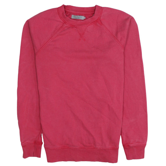Calvin Klein Jeans Men's Pink Regular Fit Cotton Sweatshirt S