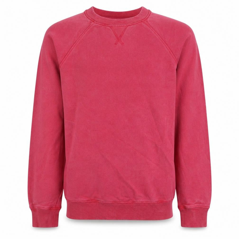 Calvin Klein Jeans Men's Pink Regular Fit Cotton Sweatshirt S