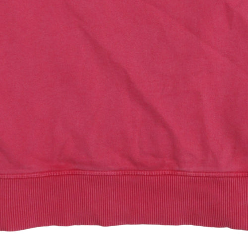 Calvin Klein Jeans Men's Pink Regular Fit Cotton Sweatshirt S