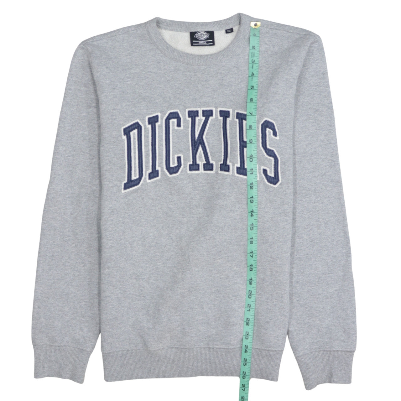 Dickies Men's Grey Small Pullover Sweatshirt with Logo