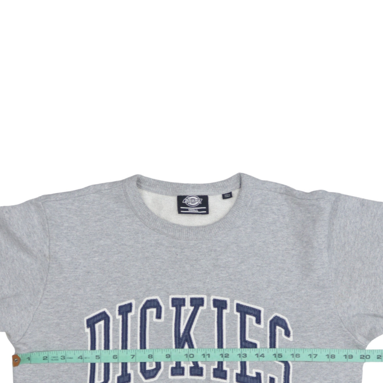 Dickies Men's Grey Small Pullover Sweatshirt with Logo