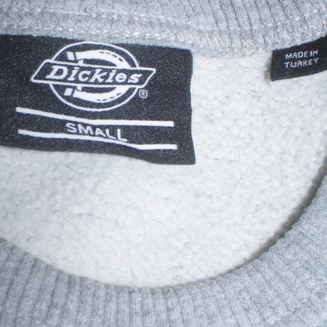 Dickies Men's Grey Small Pullover Sweatshirt with Logo