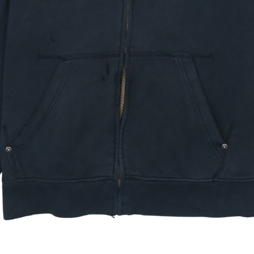 Puma Mens Black Full Zip Hoodie M Graphic Sports Fleece