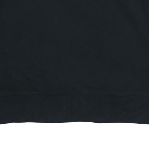 Champion Women's Black Pullover Sweatshirt XL Logo Crew Neck