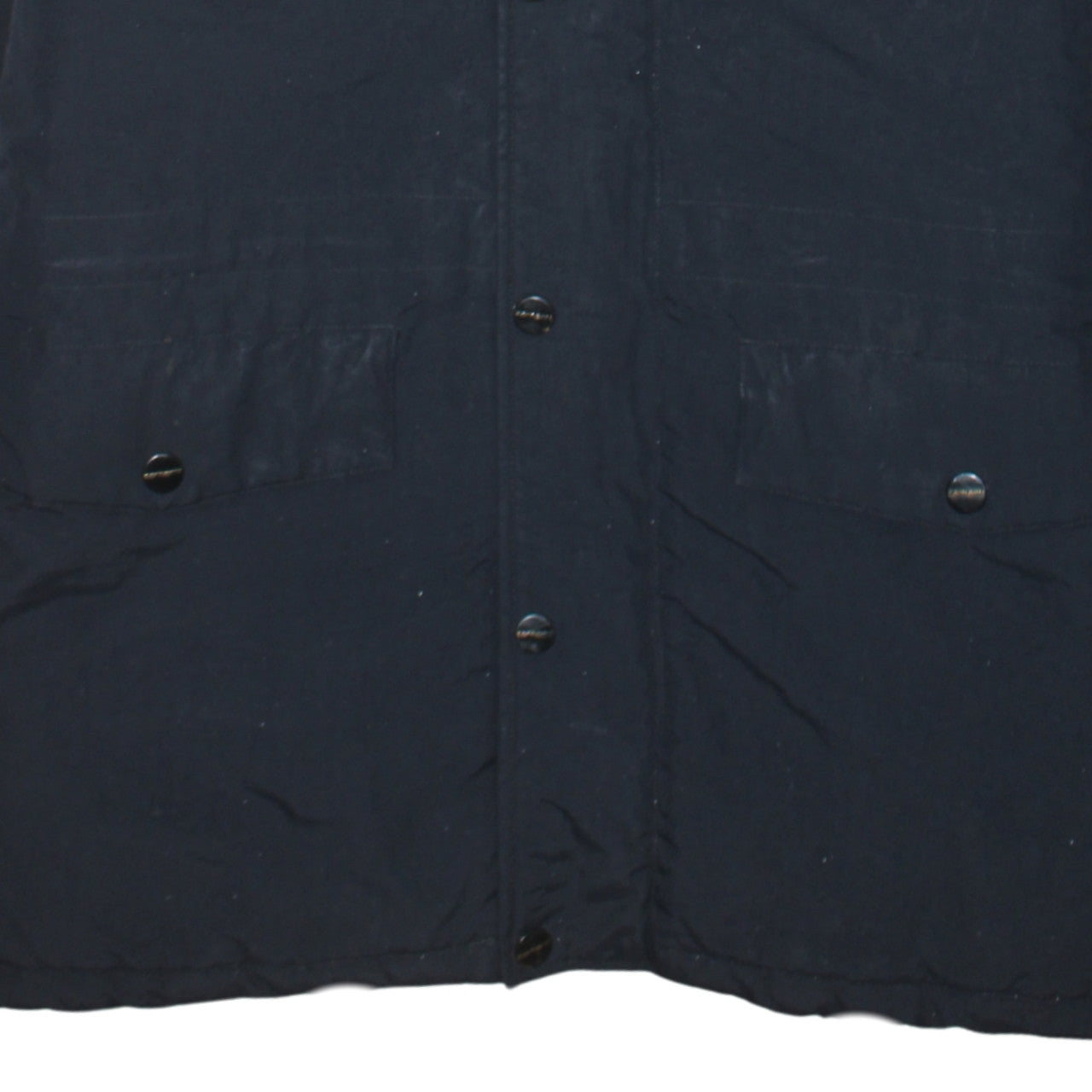 Carhartt Men's Black Nylon Hooded Fur Trim Parka Coat Size M
