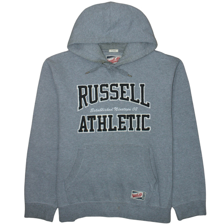 Russell Athletic Mens Grey 2XL Pullover Hoodie College Style