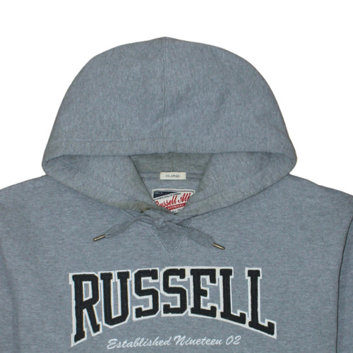 Russell Athletic Mens Grey 2XL Pullover Hoodie College Style