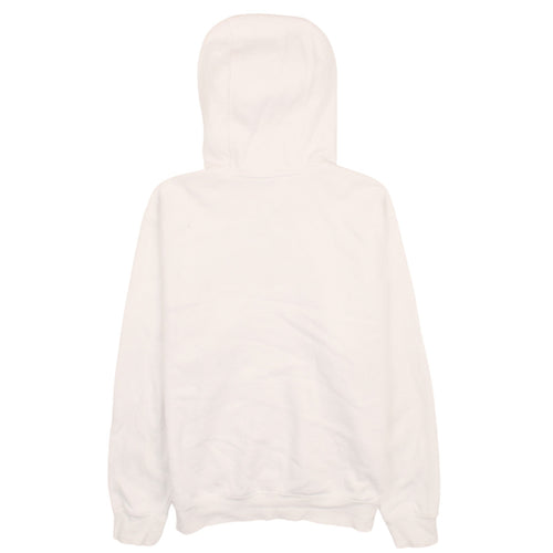 Nike Men's White Pullover Hoodie Small Cotton Fleece Sweater