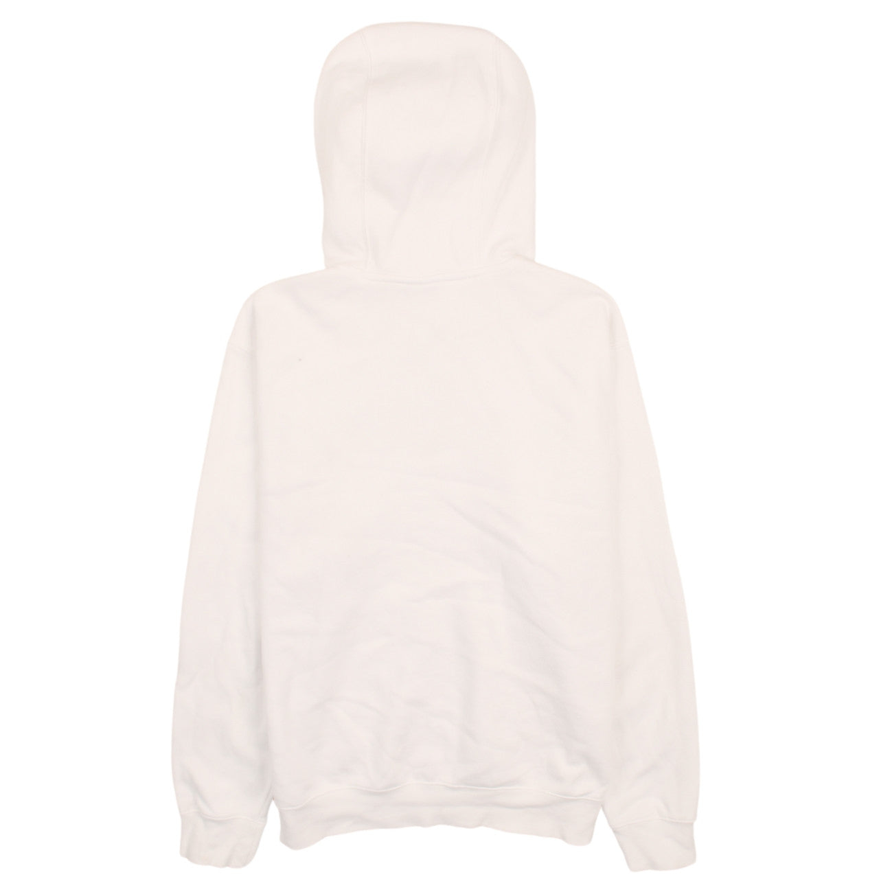 Nike Men's White Pullover Hoodie Small Cotton Fleece Sweater